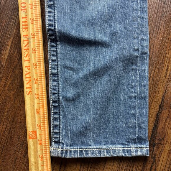 Miss Me Relaxed Skinny Jeans Embellished Distressed Light Wash Women's Size 31 - Picture 8 of 12